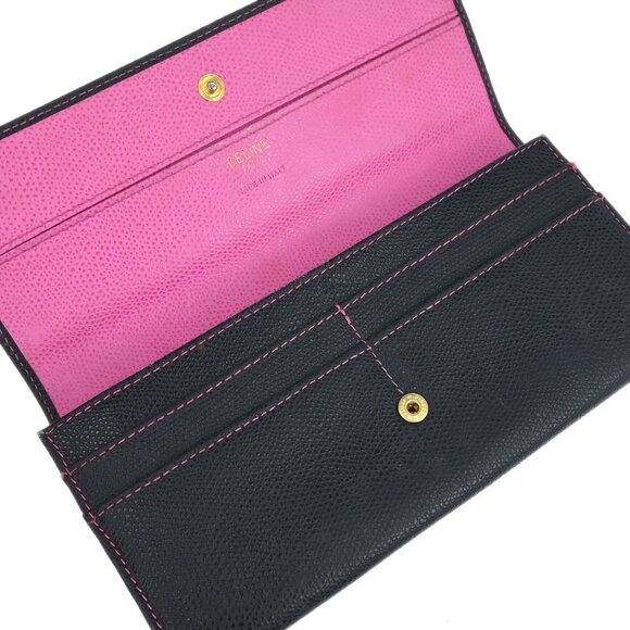 Celine Navy Leather Wallet P-05-2 116120 - Picture 5 of 10